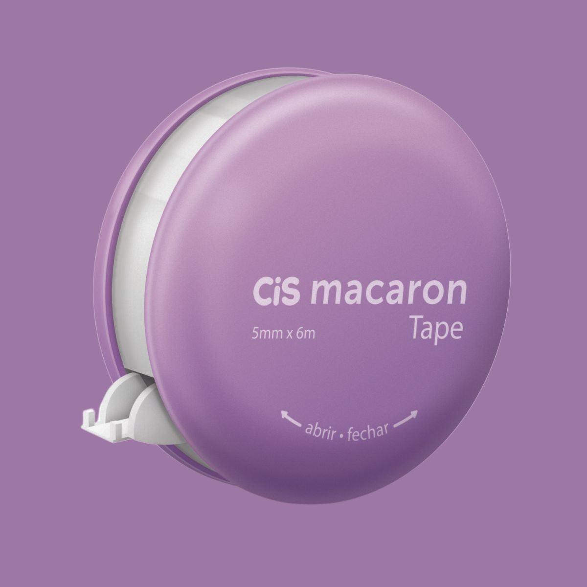 Fita Corretiva Macaron Tape Cis 6m x 5mm Tons Pastel - Palácio da Arte