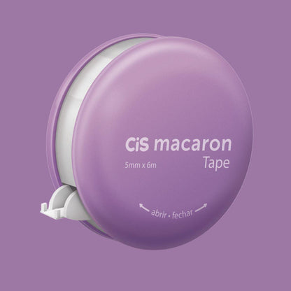 Fita Corretiva Macaron Tape Cis 6m x 5mm Tons Pastel - Palácio da Arte