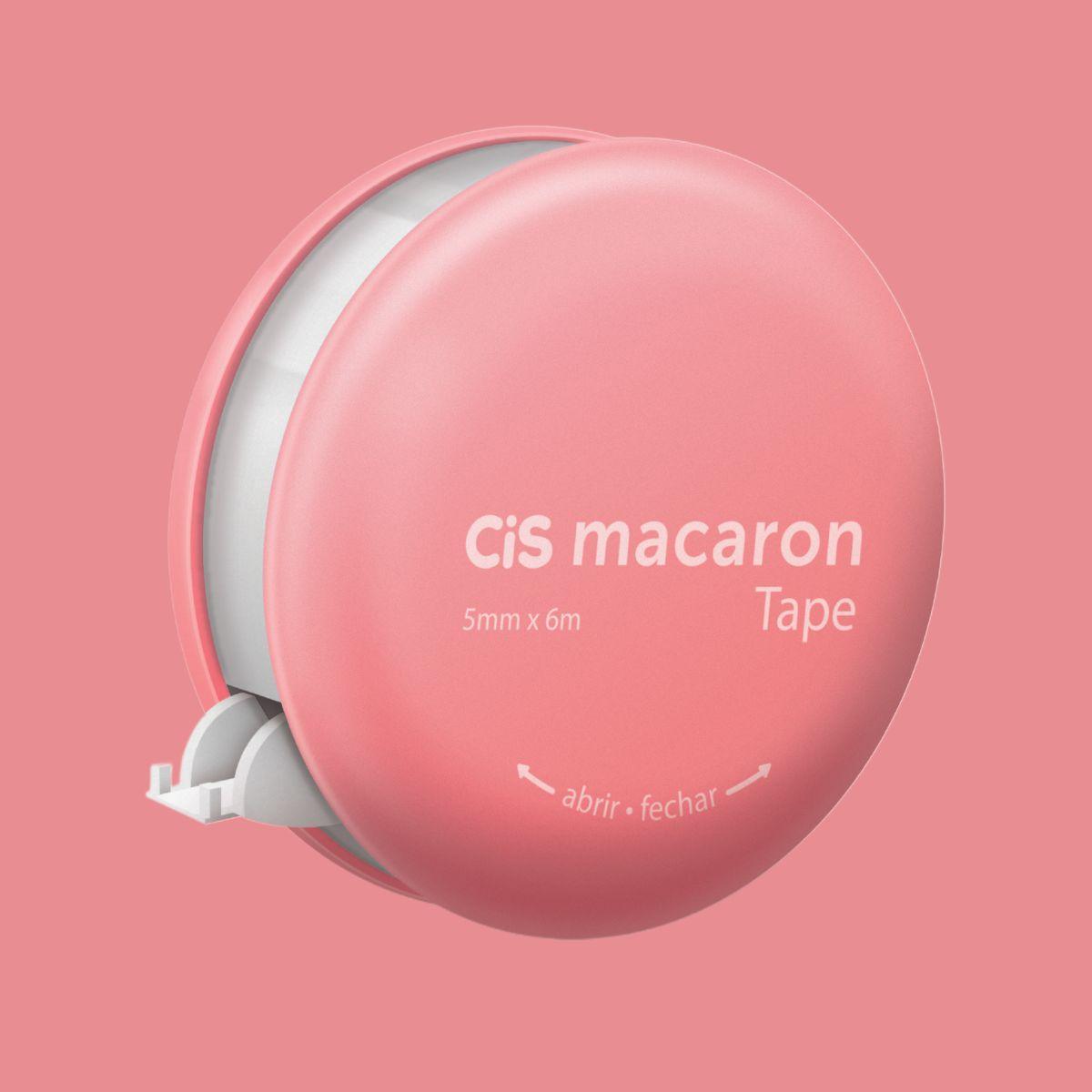 Fita Corretiva Macaron Tape Cis 6m x 5mm Tons Pastel - Palácio da Arte