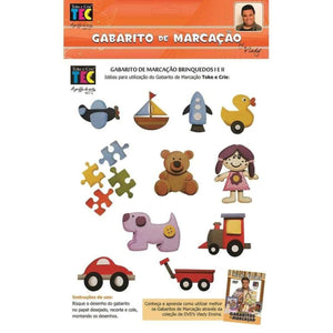 Gabarito de Marcação GM025 Brinquedos Toke e Crie - Palácio da Arte