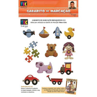 Gabarito de Marcação GM025 Brinquedos Toke e Crie - Palácio da Arte