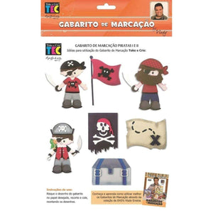 Gabarito de Marcação GM039 Piratas Toke e Crie - Palácio da Arte