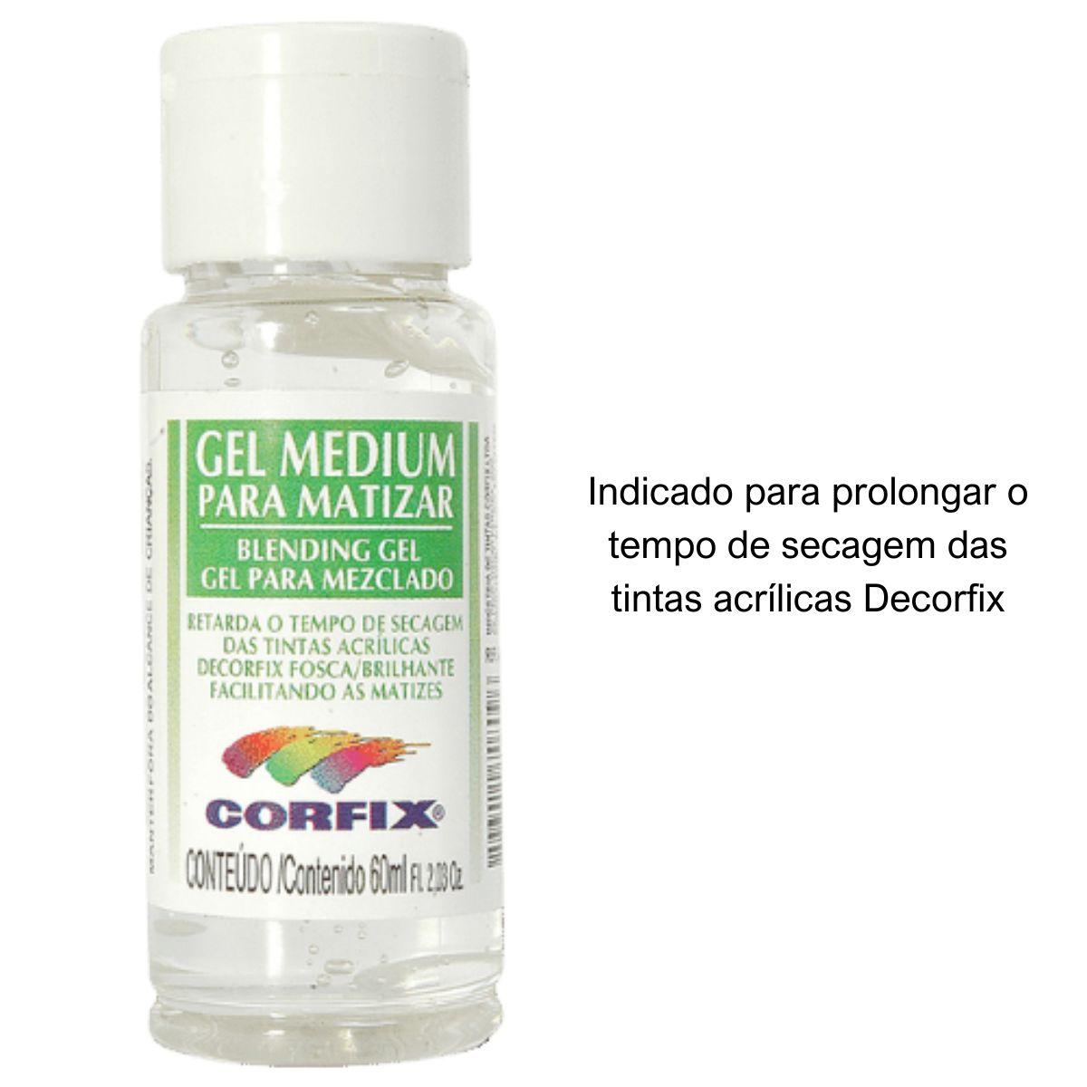 Gel Medium para Matizar Corfix 60g - Palácio da Arte