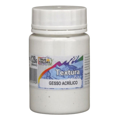 Gesso Acrílico True Colors 80ml Textura Artística - Palácio da Arte