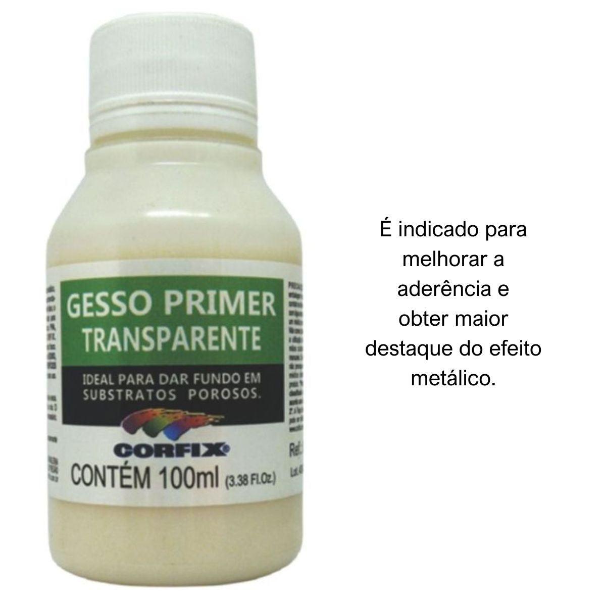 Gesso Primer Corfix 100ml Transparente - Palácio da Arte