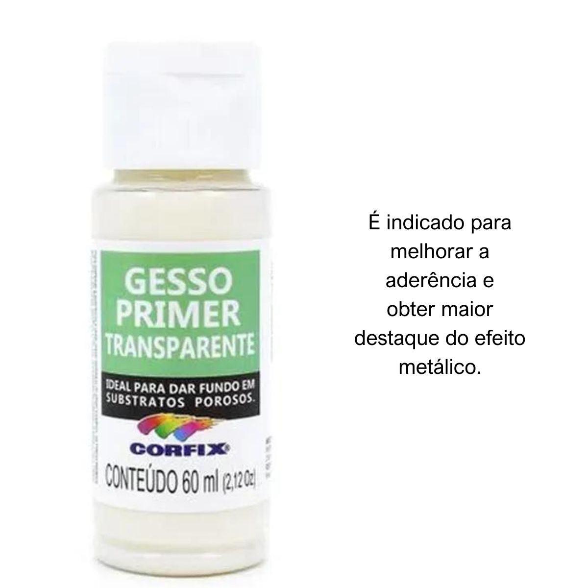 Gesso Primer Corfix 60ml Transparente - Palácio da Arte