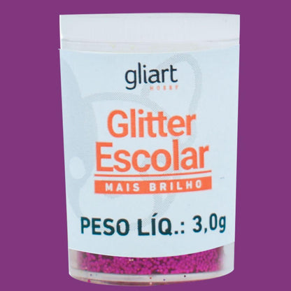 Glitter de PVC Escolar Gliart 3g - Palácio da Arte