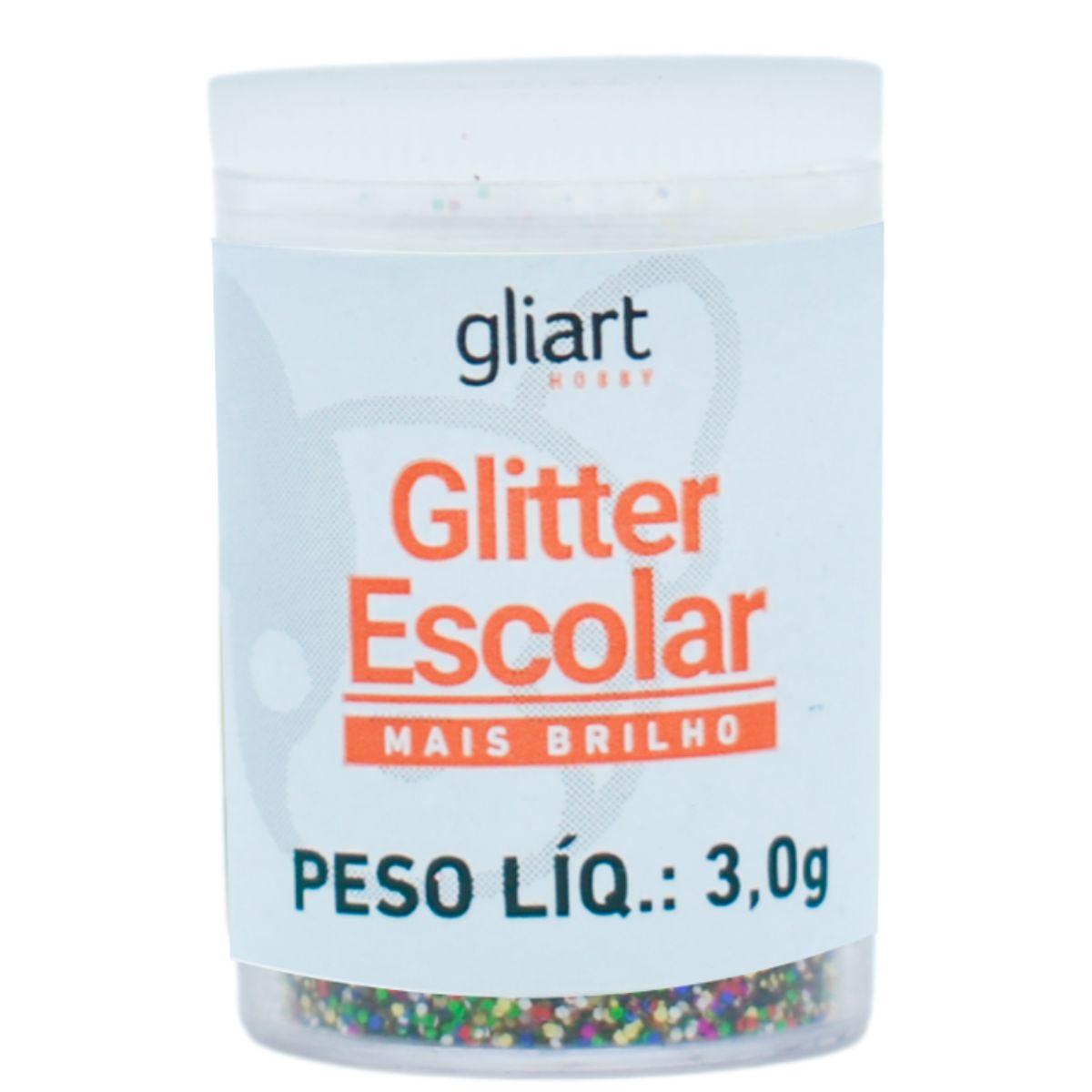 Glitter de PVC Escolar Gliart 3g - Palácio da Arte