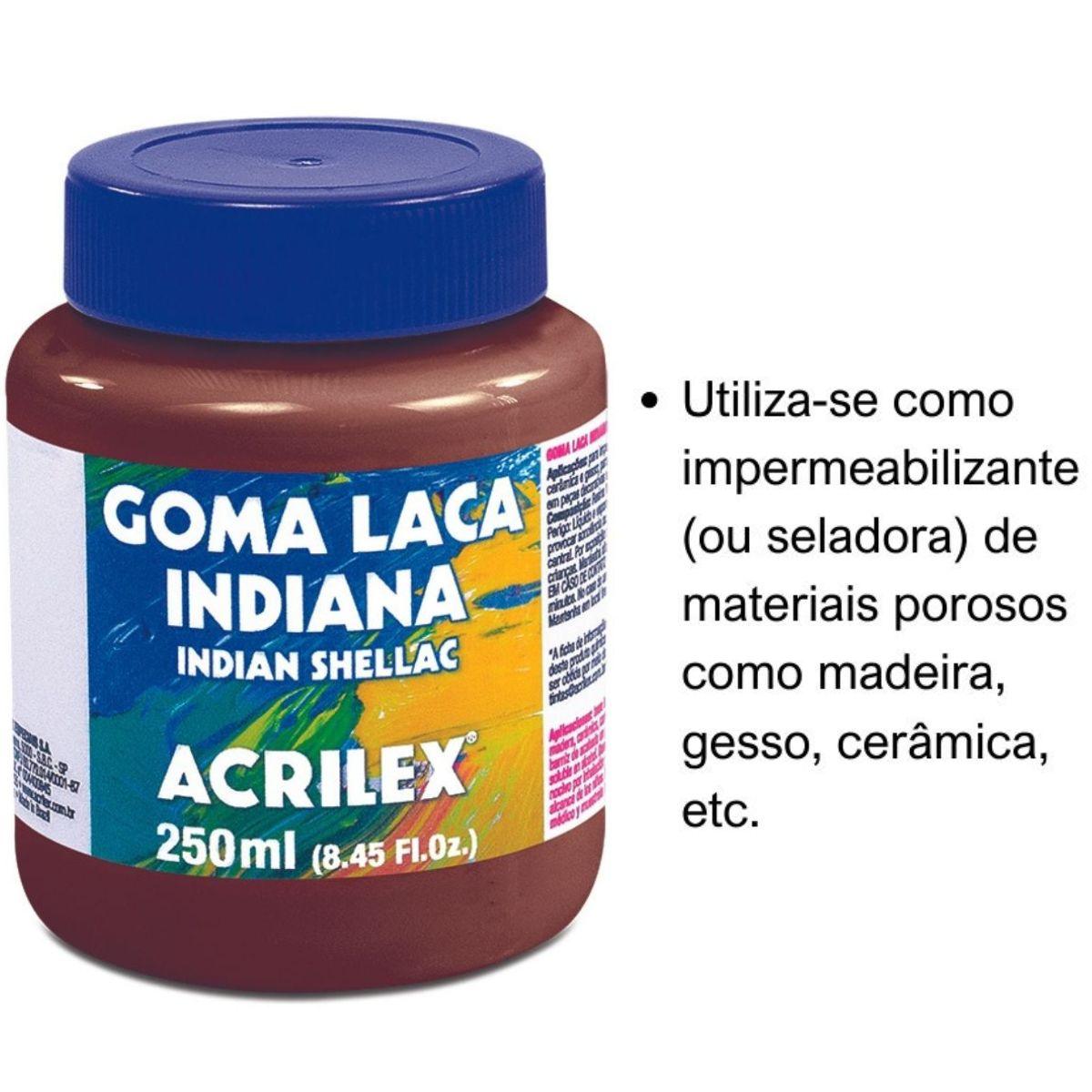 Goma Laca Acrilex Indiana 250ml - Palácio da Arte