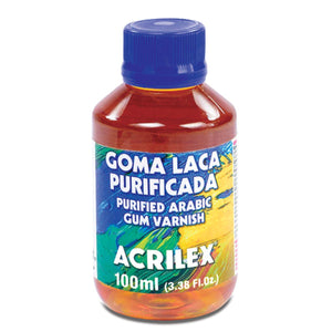 Goma Laca Acrilex Purificada 100ml - Palácio da Arte