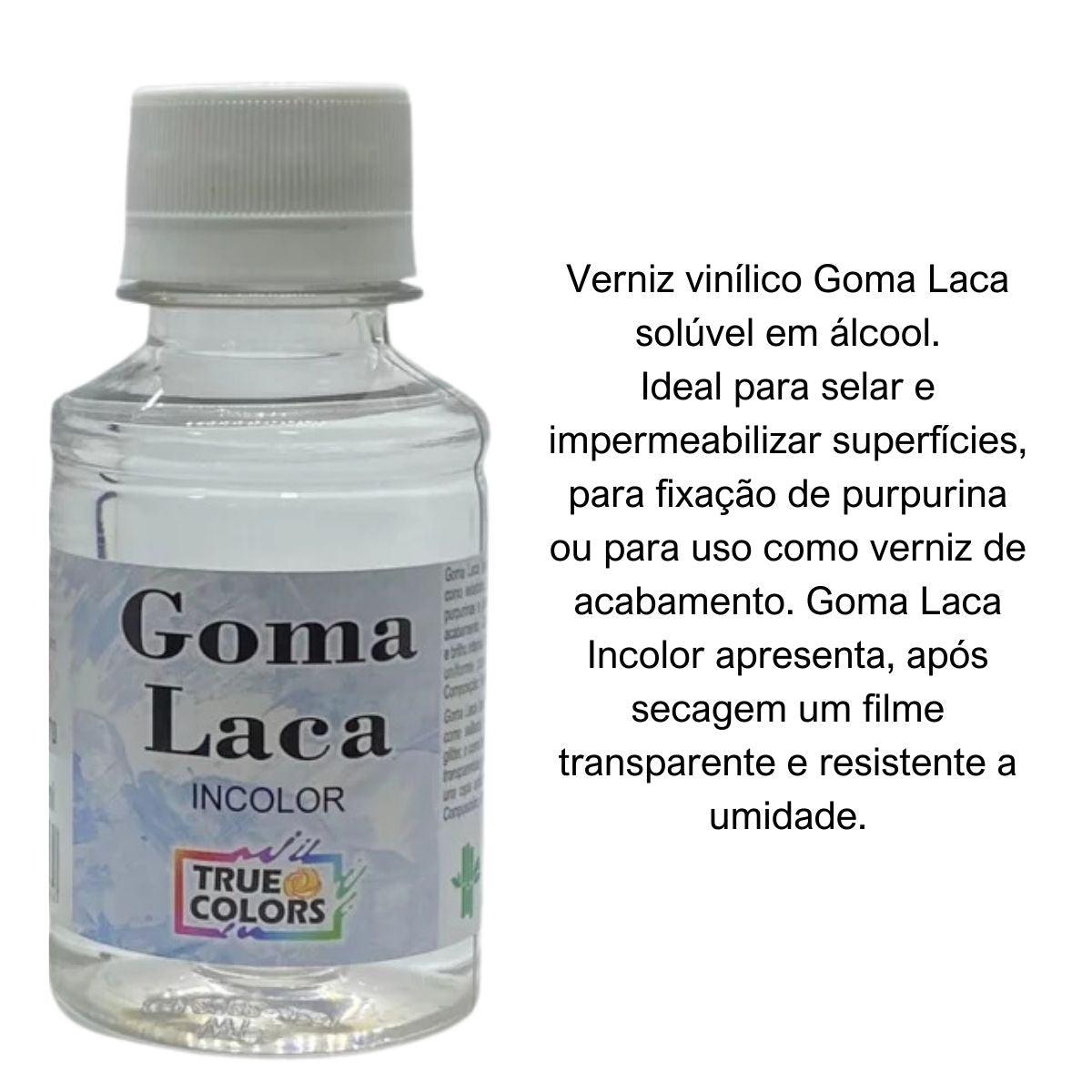 Goma Laca Álcool 100ml True Colors - Palácio da Arte