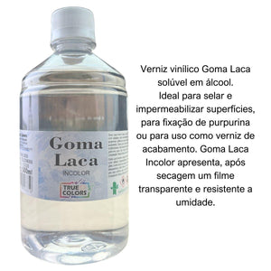 Goma Laca Álcool 500ml True Colors - Palácio da Arte