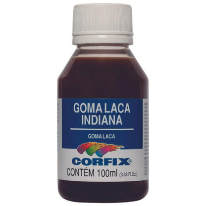 Goma Laca Indiana Corfix 100ml - Palácio da Arte