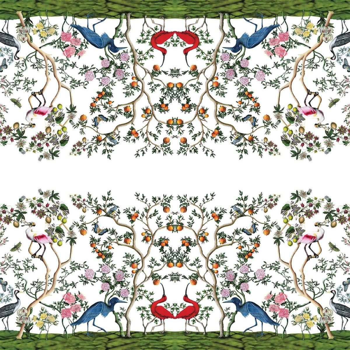 Guardanapo Bird Chinoiserie 1333958 PPD com 2 peças - Palácio da Arte