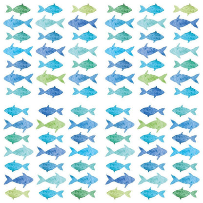 Guardanapo Cardume de Peixes 1332800 PPD com 2 peças - Palácio da Arte