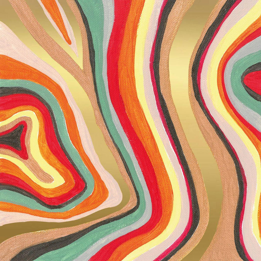 Guardanapo Colourful Stripes 1333912 PPD com 2 peças - Palácio da Arte