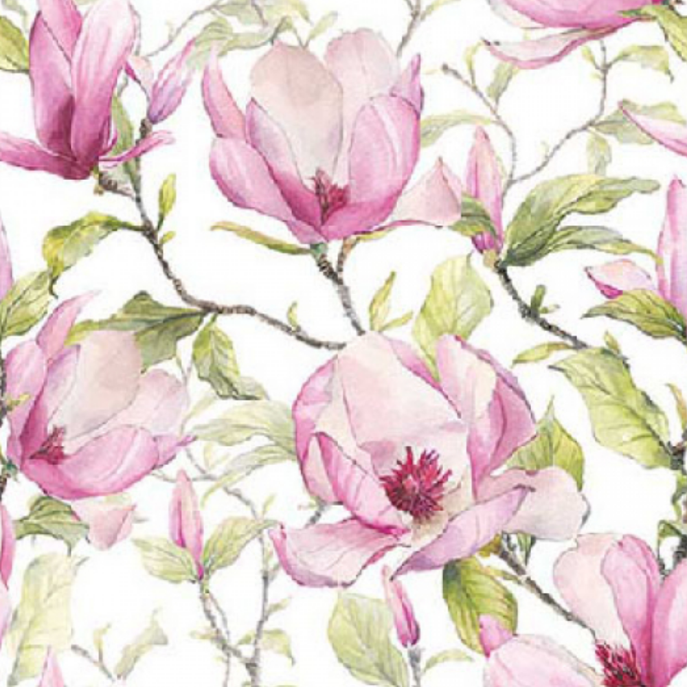 Guardanapo de Papel Decoupage 25x25 Magnólia Florescendo 12518440 - Palácio da Arte