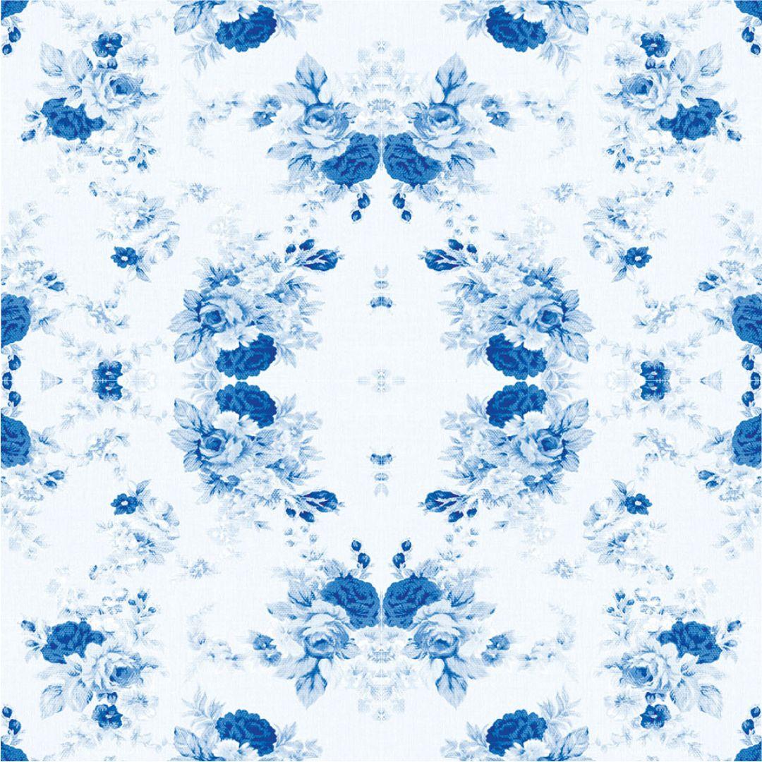 Guardanapo de Papel Decoupage 33x33 Azul Antoinette 13308456 - Palácio da Arte