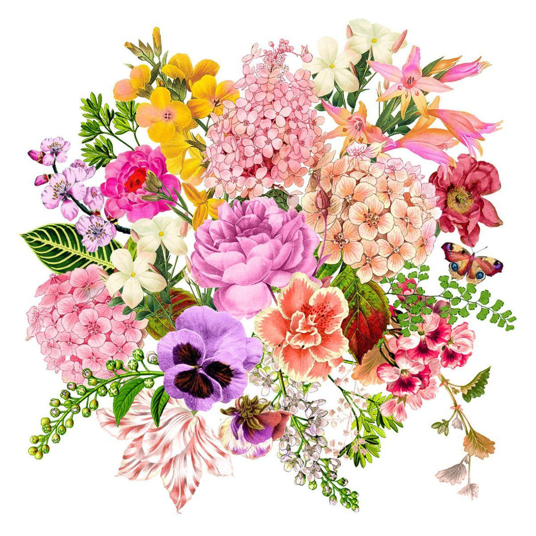 Guardanapo de Papel Decoupage 33x33 Buque de Flores 1334373 - Palácio da Arte