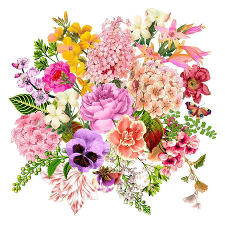 Guardanapo de Papel Decoupage 33x33 Buque de Flores 1334373 - Palácio da Arte
