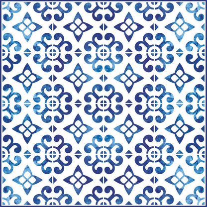Guardanapo de Papel Decoupage 33x33 Chápeu Azul Nórdico 13315400 - Palácio da Arte