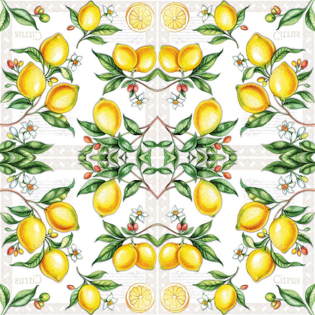 Guardanapo de Papel Decoupage 33x33 Citrus Cítrico 13311520 - Palácio da Arte