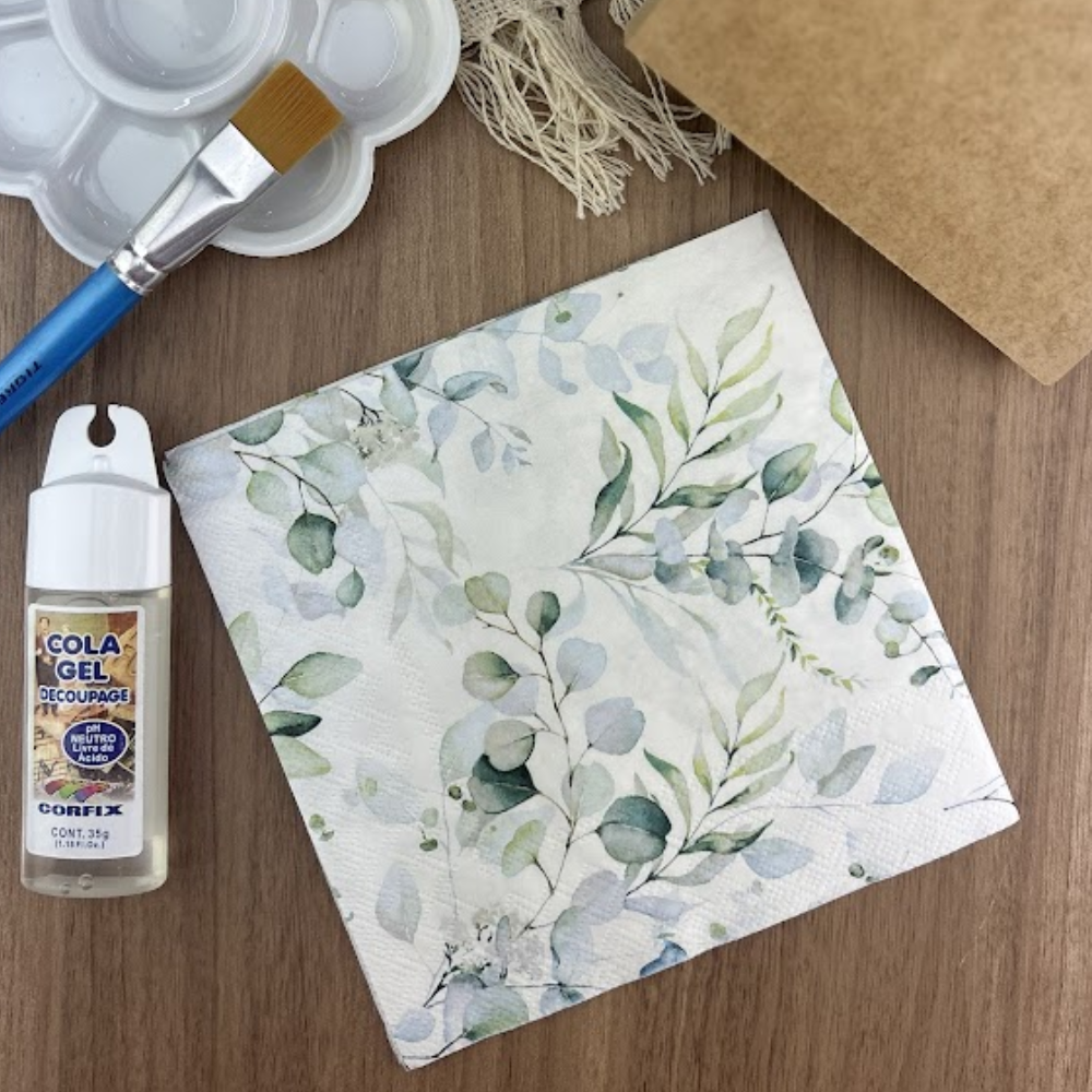 Guardanapo de Papel Decoupage 33x33 Eucalyptus por toda a parte 13317165 - Palácio da Arte
