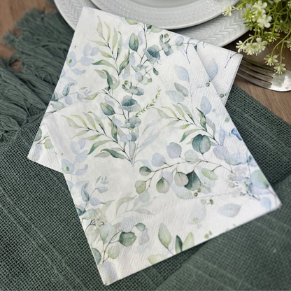 Guardanapo de Papel Decoupage 33x33 Eucalyptus por toda a parte 13317165 - Palácio da Arte