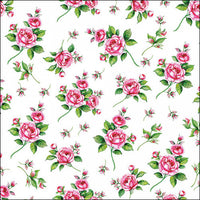 Guardanapo de Papel Decoupage 33x33 Evelyn Rosa e Branca 13311355 - Palácio da Arte