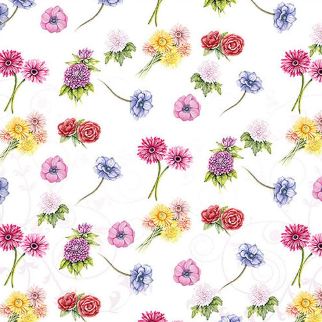 Guardanapo de Papel Decoupage 33x33 Festival de Flores 13309985 - Palácio da Arte