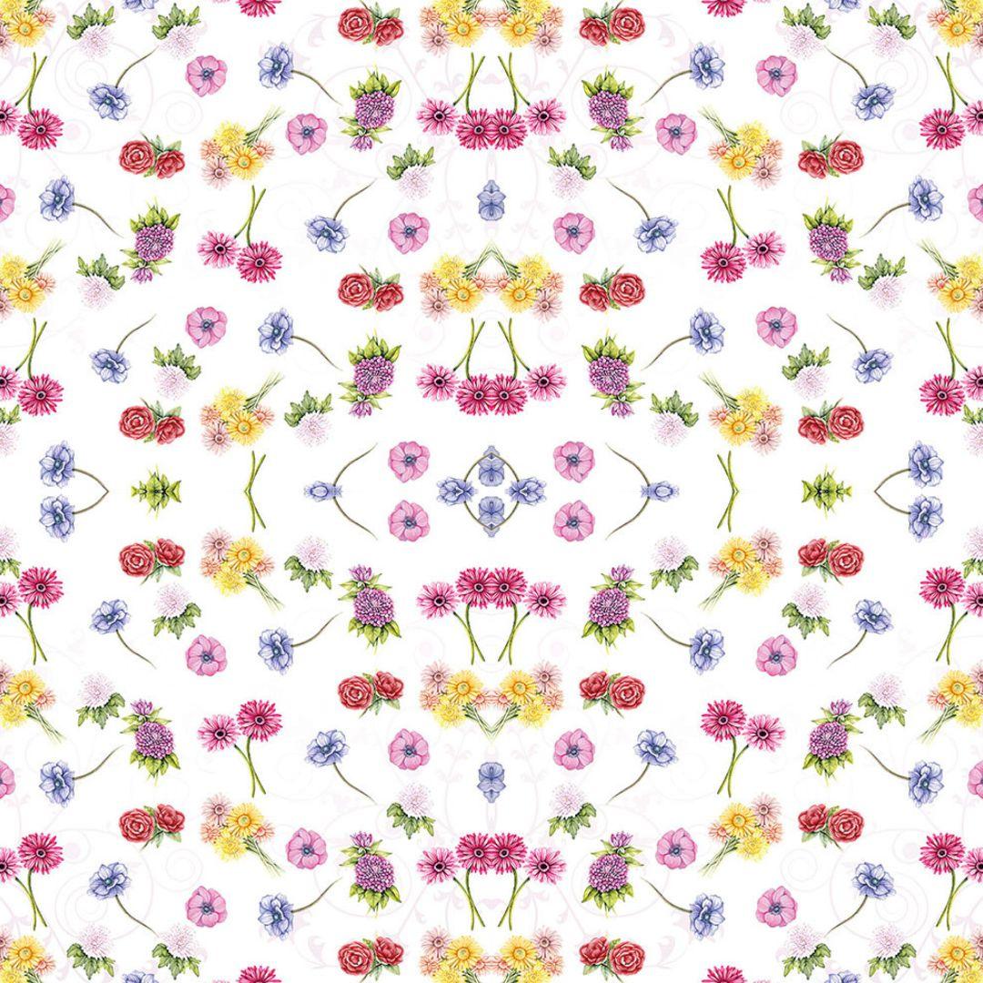 Guardanapo de Papel Decoupage 33x33 Festival de Flores 13309985 - Palácio da Arte