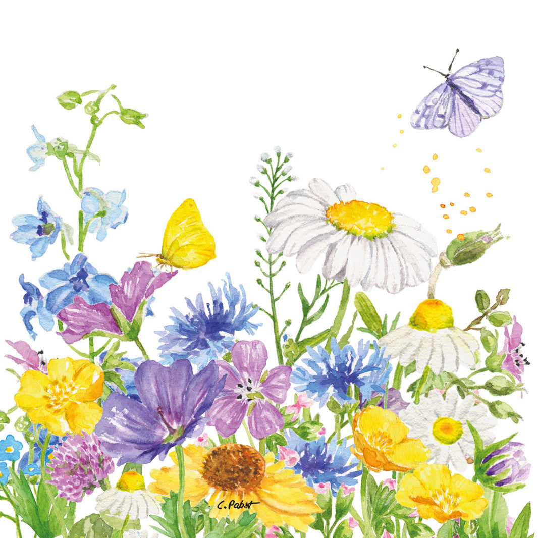 Guardanapo de Papel Decoupage 33x33 Flores de Verão 133002964 - Palácio da Arte