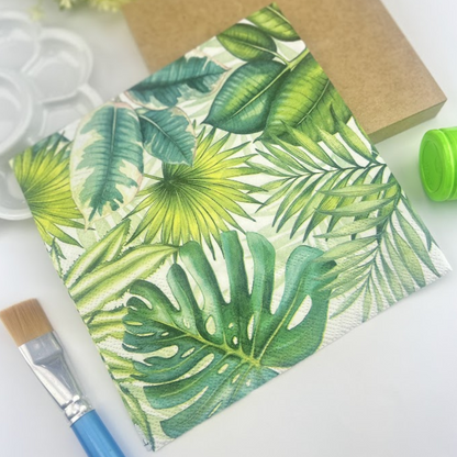 Guardanapo de Papel Decoupage 33x33 Folhas Tropicais 13310940 - Palácio da Arte