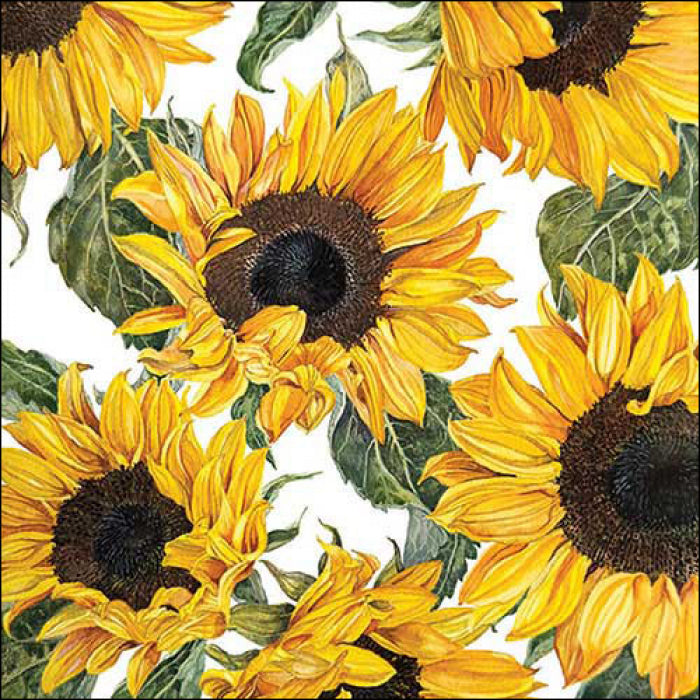 Guardanapo de Papel Decoupage 33x33 Girassóis Florescendo 13318535 - Palácio da Arte