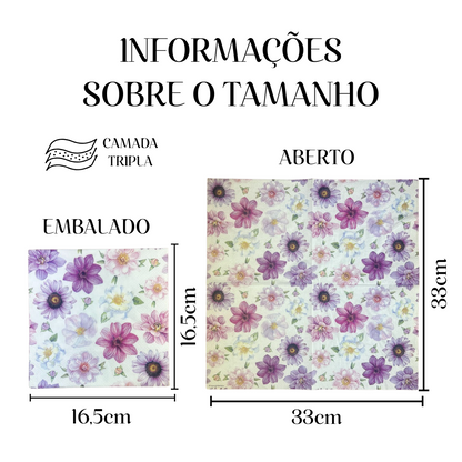 Guardanapo de Papel Decoupage 33x33 Glória de Verão 13317445 - Palácio da Arte