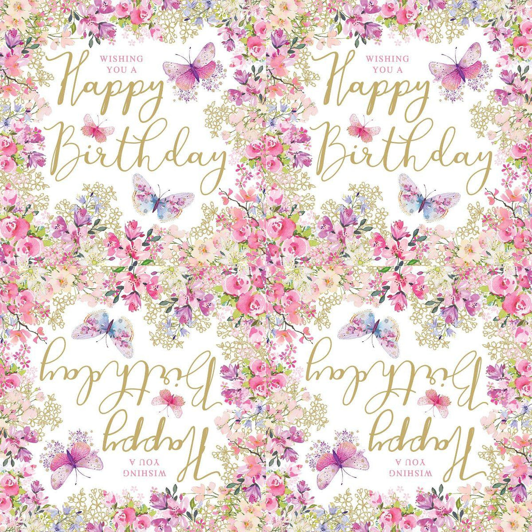 Guardanapo de Papel Decoupage 33x33 Happy Birthday Wishes 1333154 - Palácio da Arte