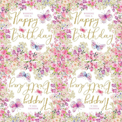 Guardanapo de Papel Decoupage 33x33 Happy Birthday Wishes 1333154 - Palácio da Arte
