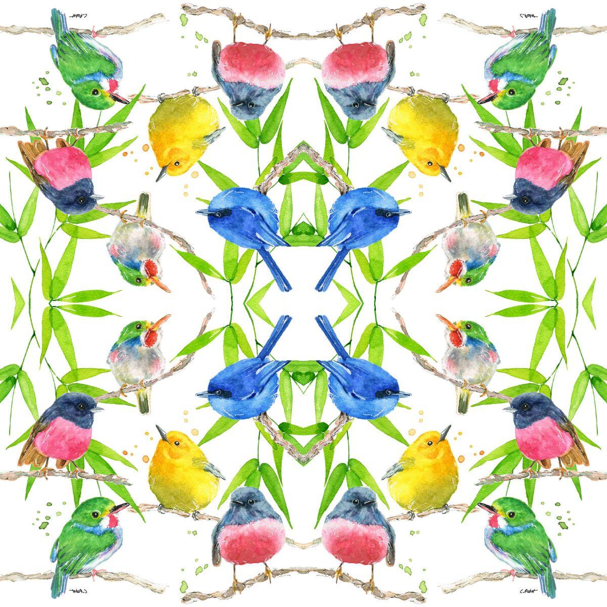 Guardanapo de Papel Decoupage 33x33 Paraíso dos Pássaros 1334362 - Palácio da Arte