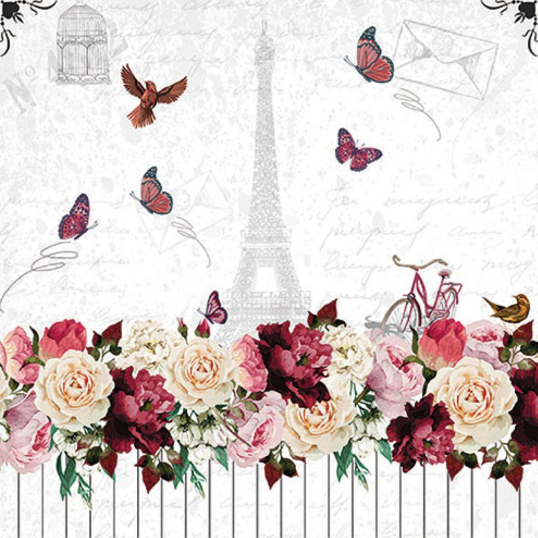 Guardanapo de Papel Decoupage 33x33 Paris Romântica 13317665 - Palácio da Arte