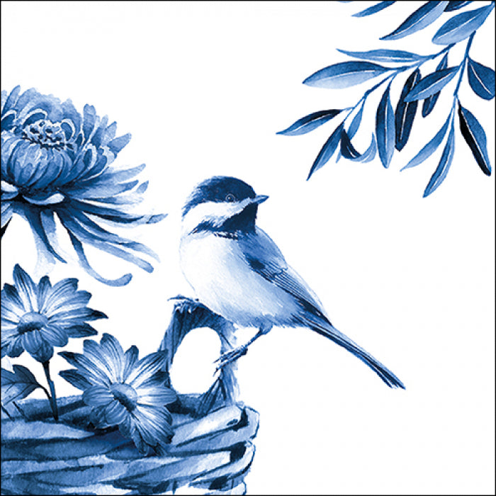 Guardanapo de Papel Decoupage 33x33 Pássaro Azul 13316900 - Palácio da Arte