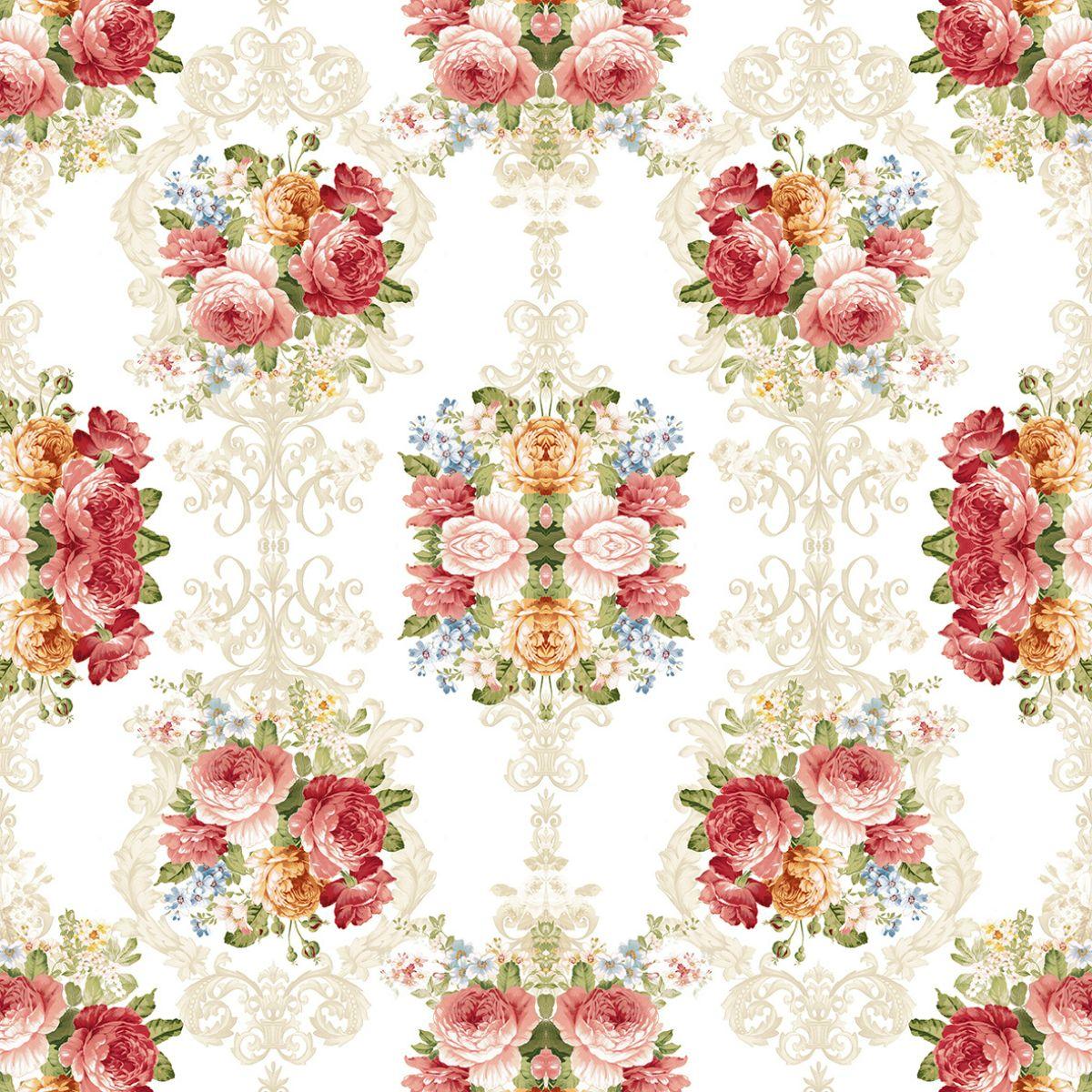 Guardanapo de Papel Decoupage 33x33 Sara Cream 13315900 - Palácio da Arte