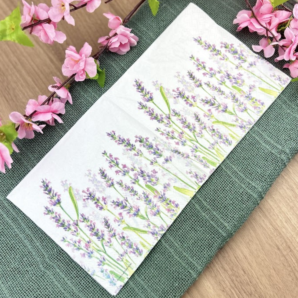 Guardanapo de Papel Decoupage 33x33 Tons de Lavanda 13315985 - Palácio da Arte