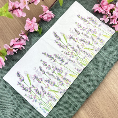 Guardanapo de Papel Decoupage 33x33 Tons de Lavanda 13315985 - Palácio da Arte