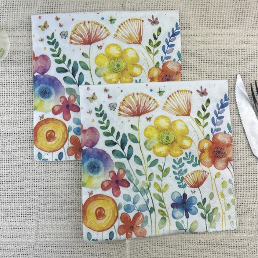 Guardanapo de Papel Decoupage 33x33 Vibrante da Primavera 13318430 - Palácio da Arte