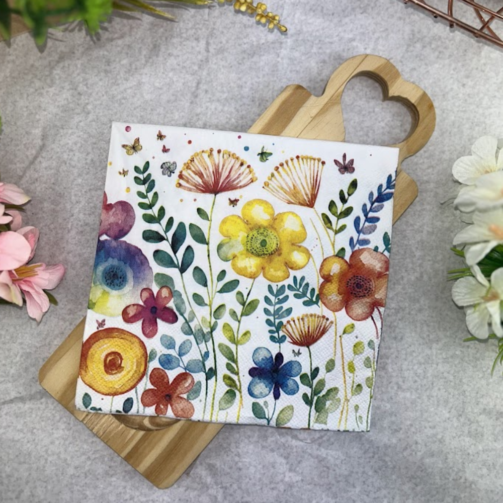 Guardanapo de Papel Decoupage 33x33 Vibrante da Primavera 13318430 - Palácio da Arte