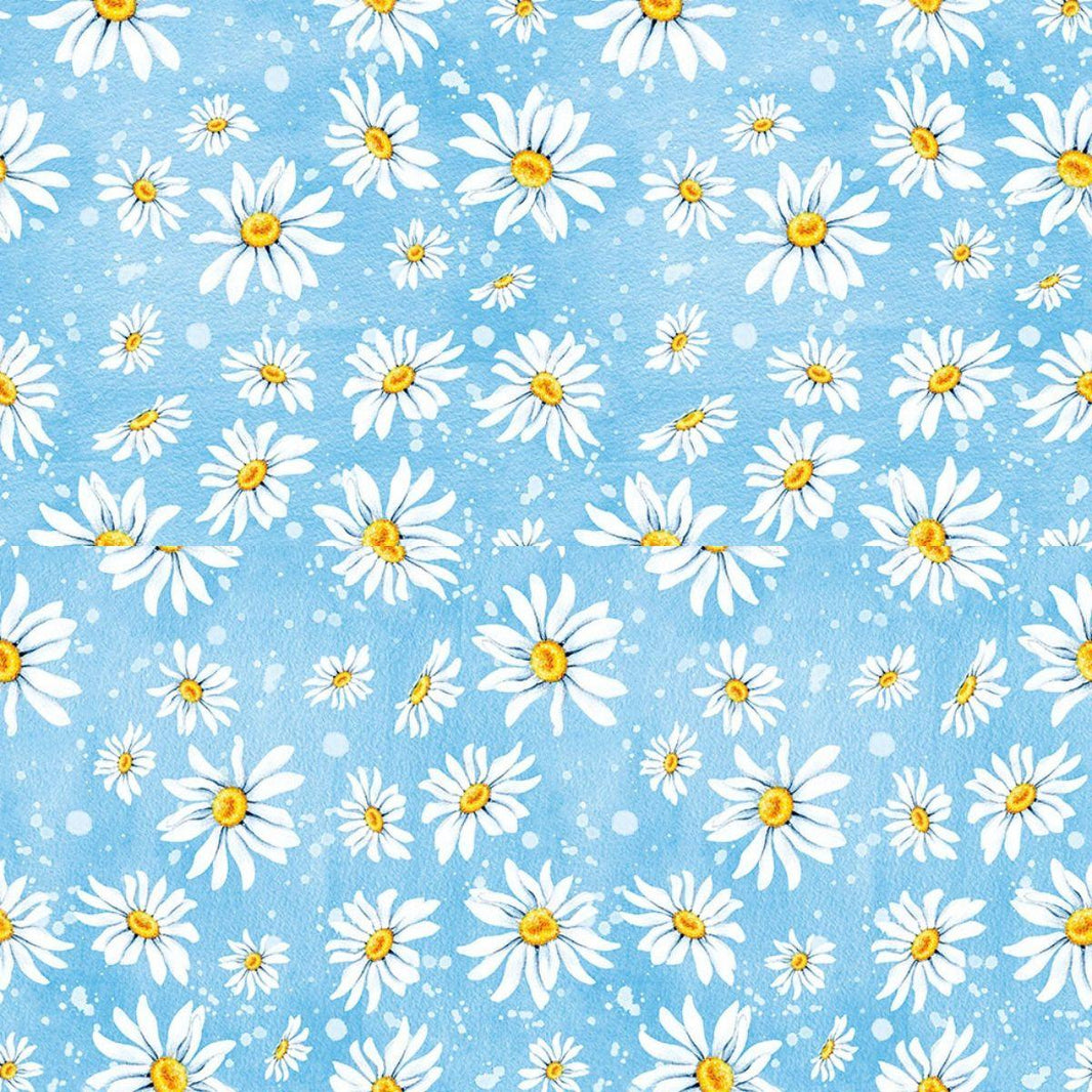 Guardanapo Decoupage Ambiente Daisies Blue 13311195 2 unidades - Palácio da Arte