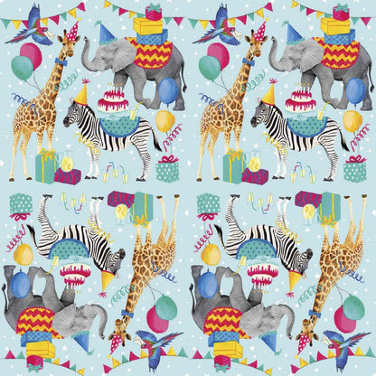 Guardanapo Decoupage Animais Aniversário 13314310 Ambiente com 2 peças - Palácio da Arte