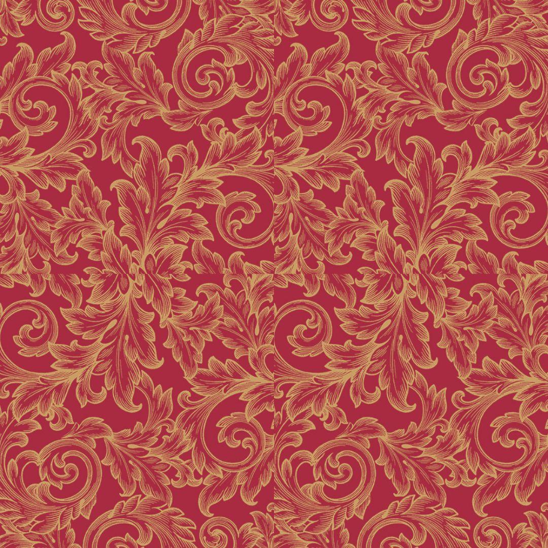 Guardanapo Decoupage Baroque Gold/Red 13316828 Ambiente com 2 peças - Palácio da Arte