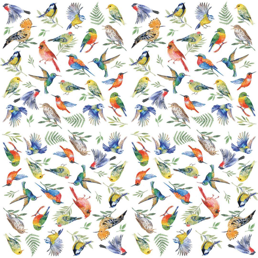 Guardanapo Decoupage Birds Votes 13311825 Ambiente com 2 peças - Palácio da Arte