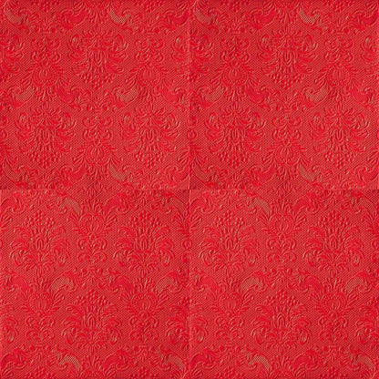 Guardanapo Decoupage com Relevo Ambiente 13305515 Elegancy Vermelho 2 unidades - Palácio da Arte